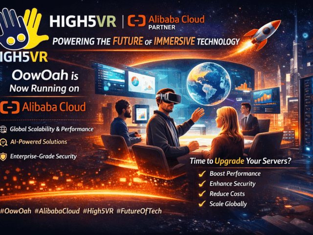 High5VR and Alibaba Cloud — Powering the Future of Immersive Technology 🚀