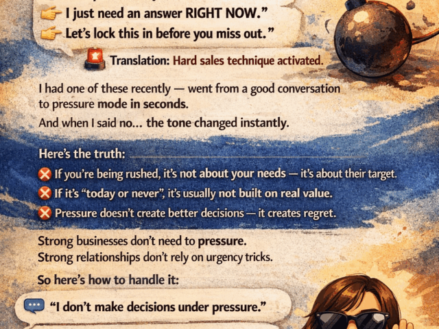 The Art of Saying NO to Hard Sales Techniques