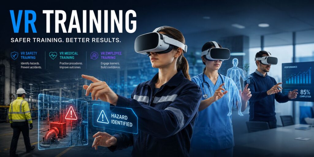 VR Safety Training, VR Medical Training & VR Employee Training: Transforming Learning in the UK and Worldwide