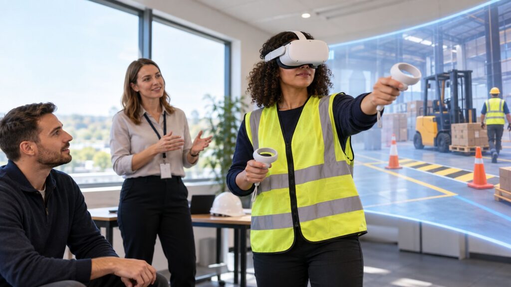 What evidence should you ask a VR production company for before signing a contract?