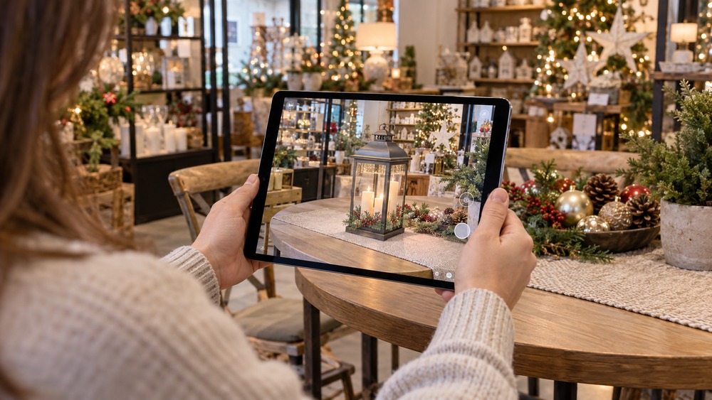 Could AR help customers explore our Christmas gift range?