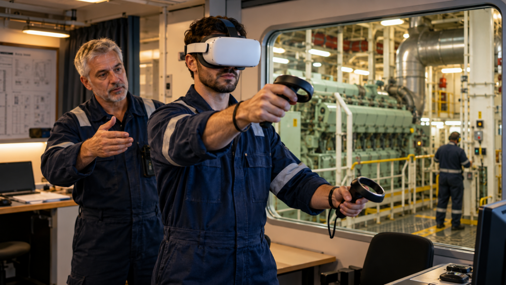 Can VR training send learner results to an LMS using xAPI?